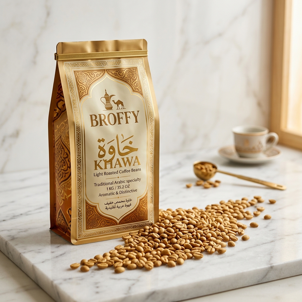 Broffy Khawa Light Roasted Beans 1kg